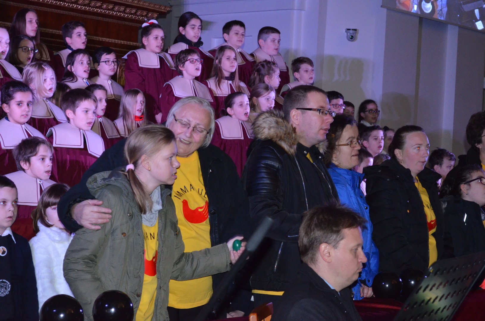 Meeting of choirs in the Great Church